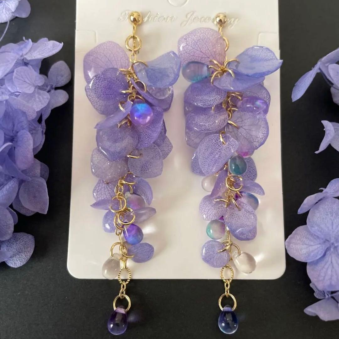 りん5ページ　ハンドメイドイヤリング4点