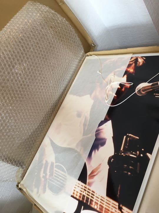 斉藤和義　大きなポスター? / 写真　 額縁 非売品 貴重  約52×36cm