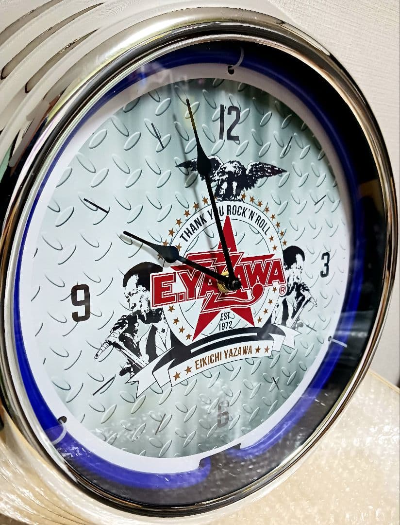 矢沢永吉 ネオンウォールクロック 時計