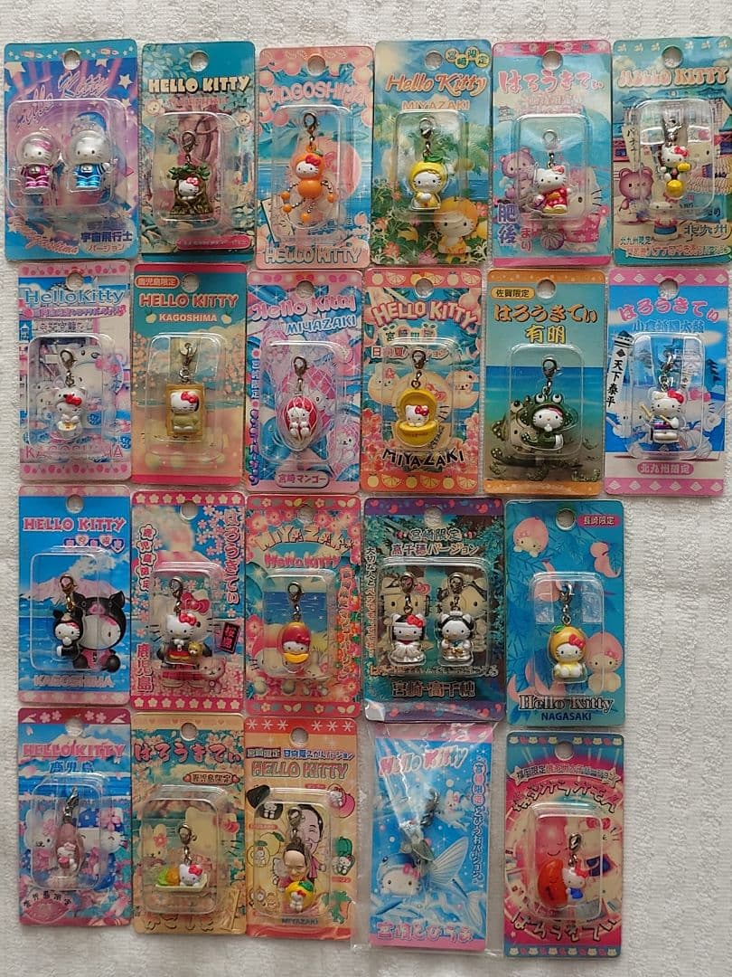 ご当地 ハローキティ ファスナーマスコット他104点 まとめ売り