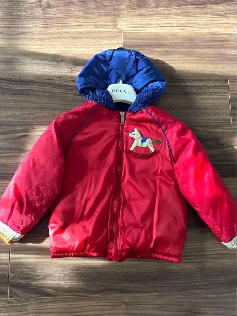 しんちゃんグッチ　キッズ　ダウン　36m