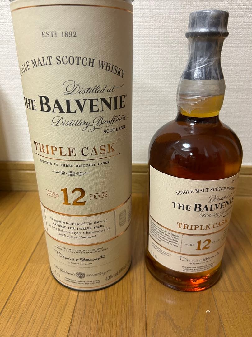 値下げ)1リットル大瓶THE BALVENIE TRIPLE CASK 12Y