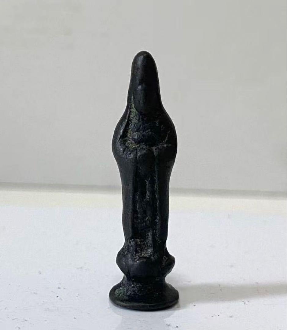 仏教美術 金属製 観音像無相 仏像 置物 骨董 年代不明