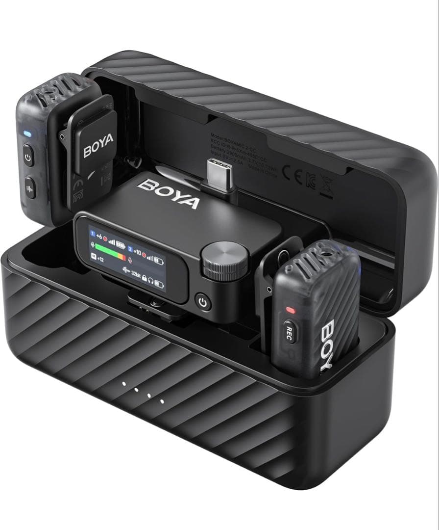 新品　BOYA BOYAMIC2 ワイヤレスピンマイク
