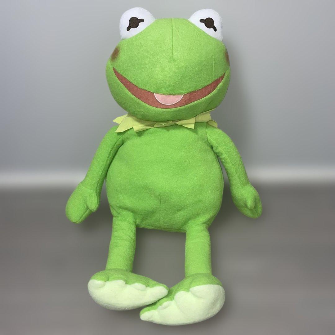 超特大 希少 カーミットぬいぐるみ　② もこふわジャンボ