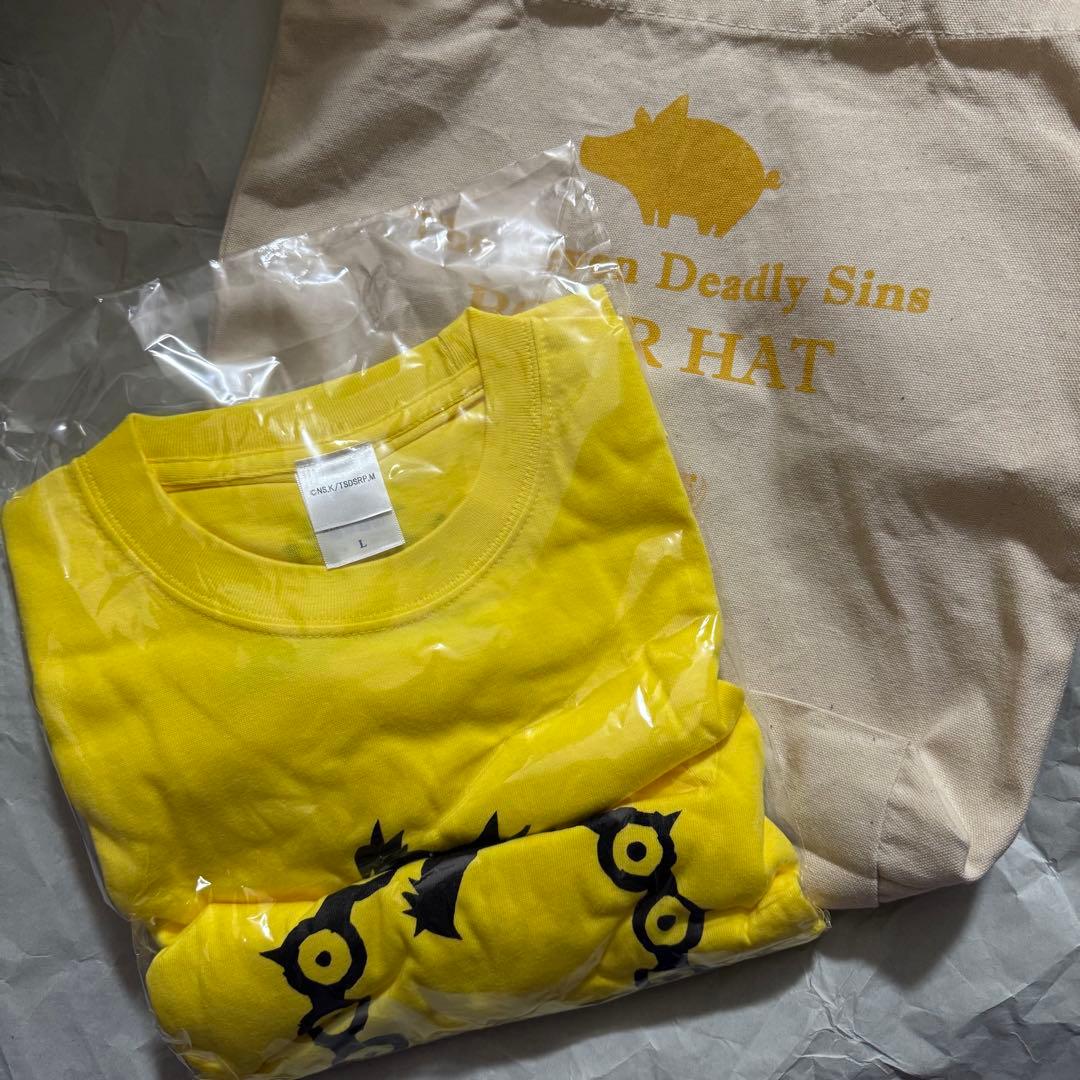 七つの大罪 紋章 憤怒の罪 Tシャツ 天空の囚われ人 劇場限定 トートバッグ