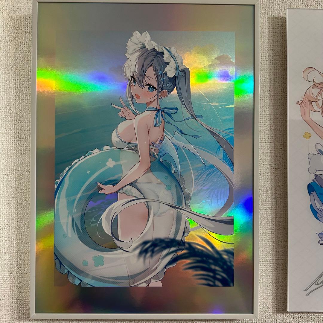 イコモチ アクリル・ホログラム特殊加工アート A3 ワンスト