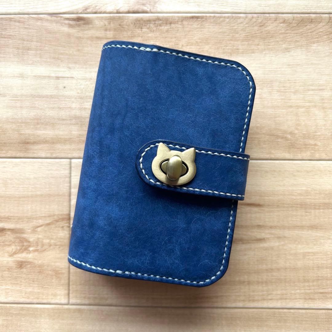 ミニ6システム手帳　手帳カバー B7判 イタリアンレザー　コラージュノート