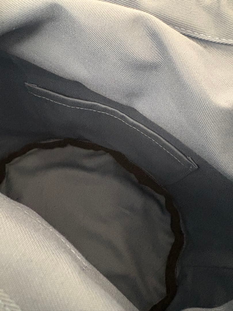 OURこだわりレザーのポットバッグ ブラック