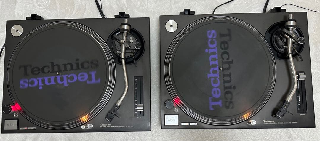 Technics SL-1200 MK3 ターンテーブル ケーブル付き