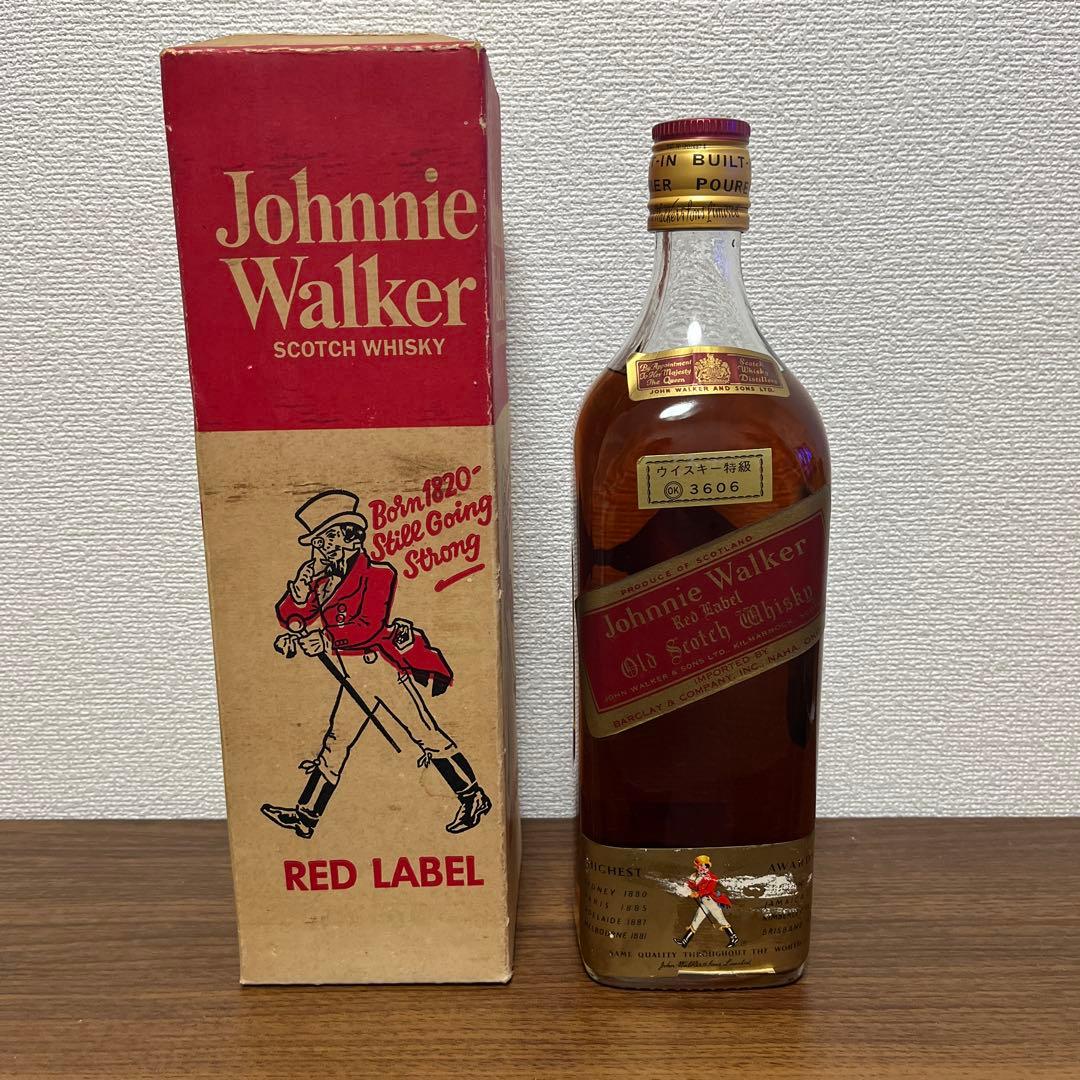 Johnnie Walker Red Label 旧ラベル 特級 1875ml