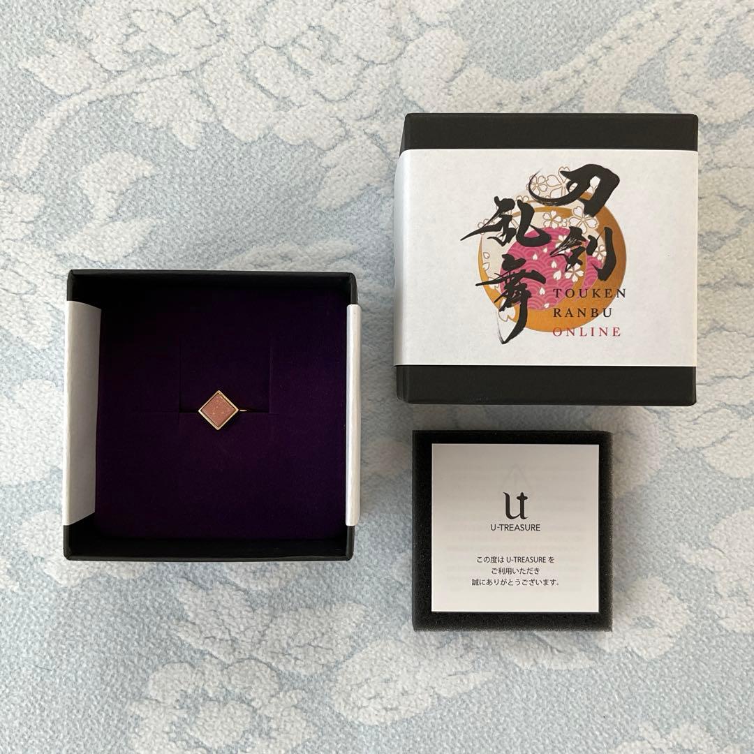 刀剣乱舞 後家兼光 蒔絵-彩-リング U-TREASURE K18 指輪 限定品