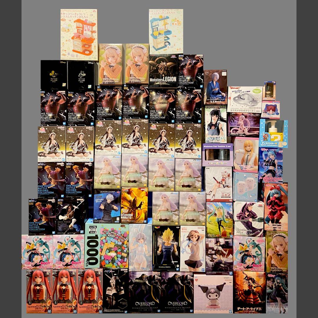 【65個】最新プライズフィギュアまとめ売り！