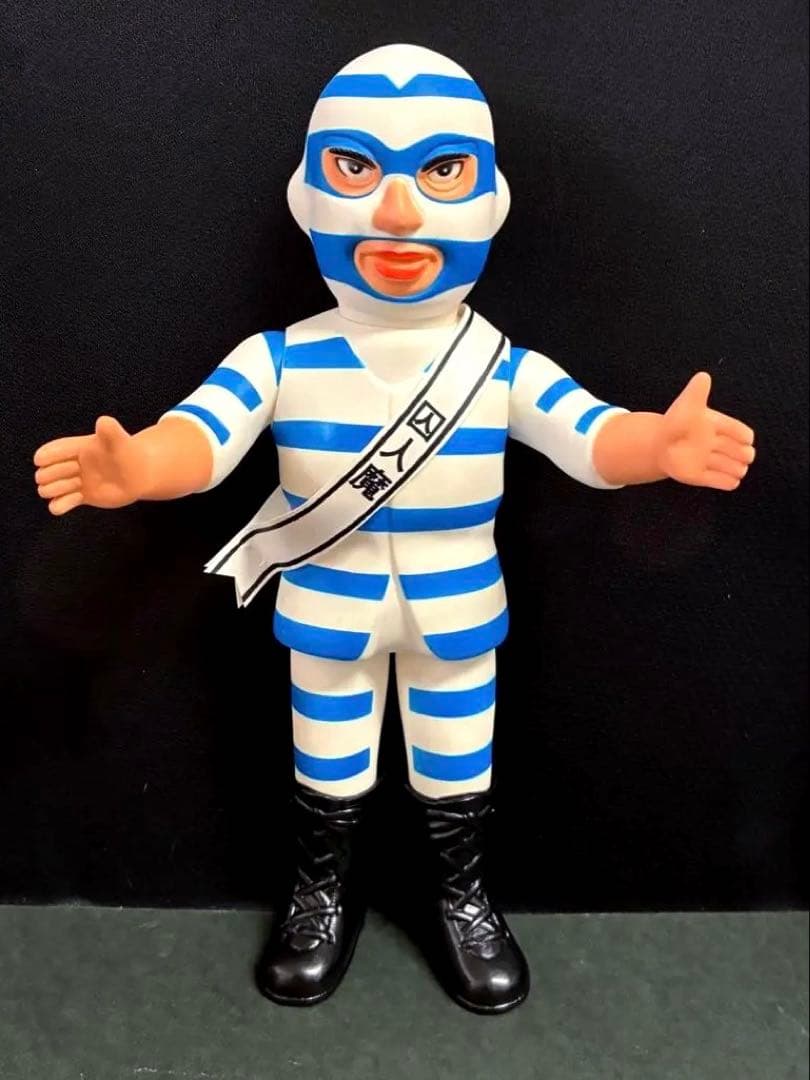 ■ 囚人魔 ソフビ / 中嶋製作所 メディコムトイ / タイガーマスク わるもの