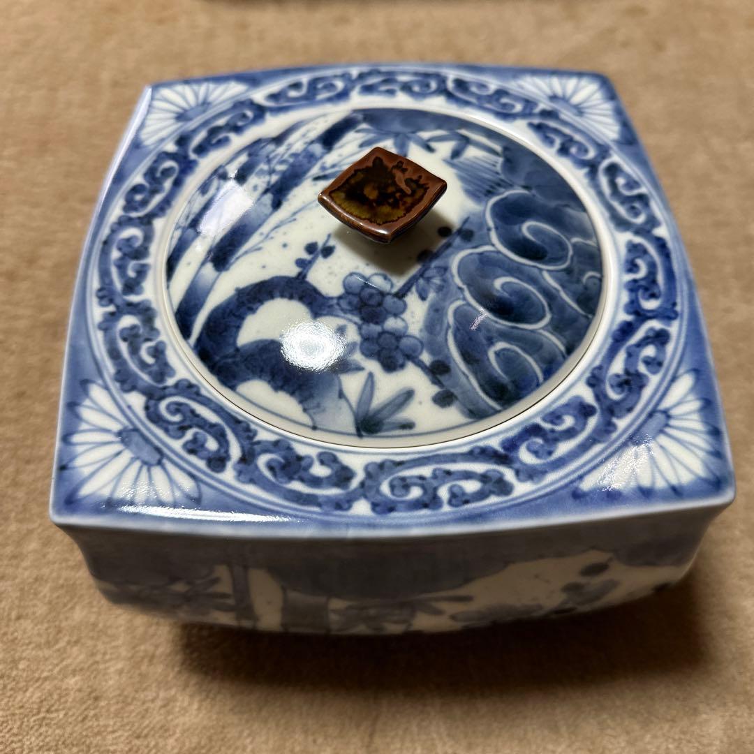 福泉窯　水指型蓋物　有田焼