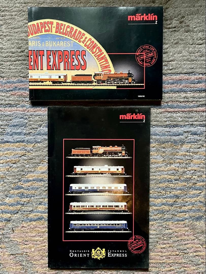 メルクリンオリエント急行セット(カタログ、説明書付き)