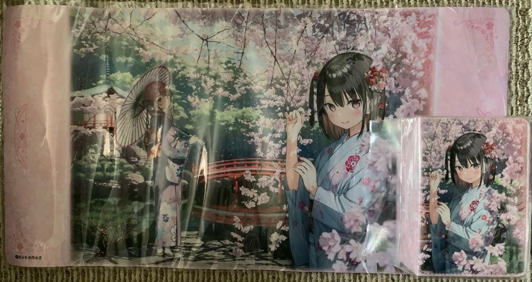 トレカアイテムくじ神絵祭ダブルチャンスキャンペーン当選カントクプレイマット