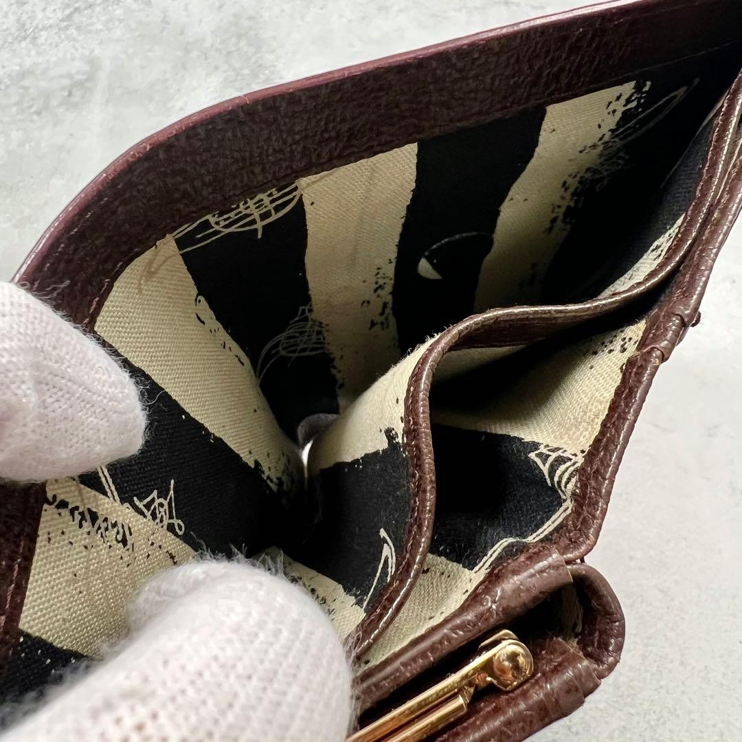 専用　Vivienne Westwood レザー ブラウン 折り財布 8179