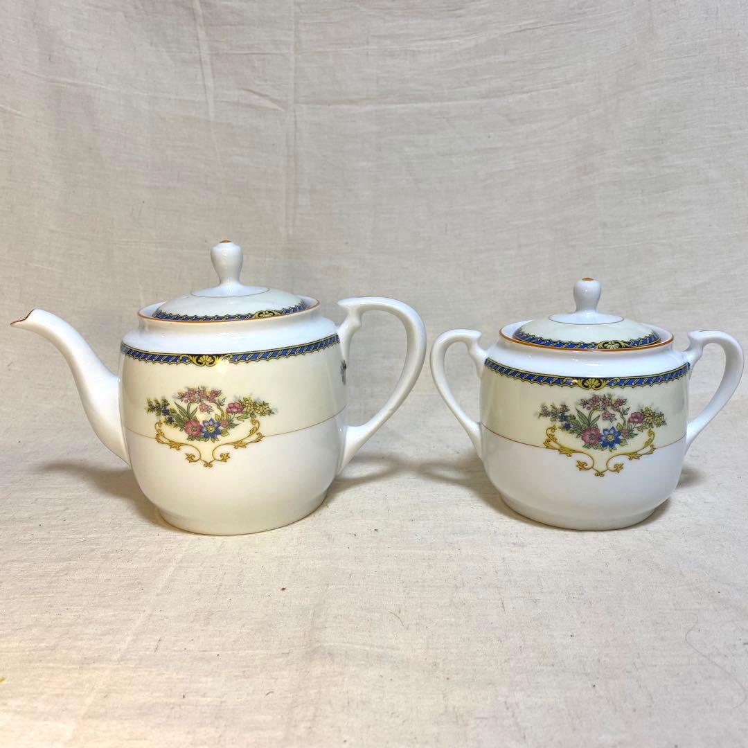 オールドノリタケ　ノリタケ　ティーポット　シュガーポット　日本陶器会社