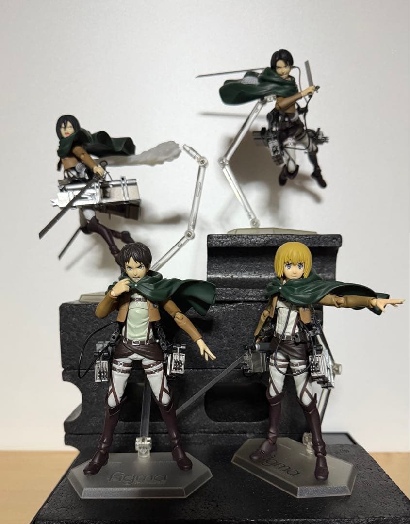 figma 進撃の巨人セット(エレン・アルミン・ミカサ・リヴァイ) バラ売り不可