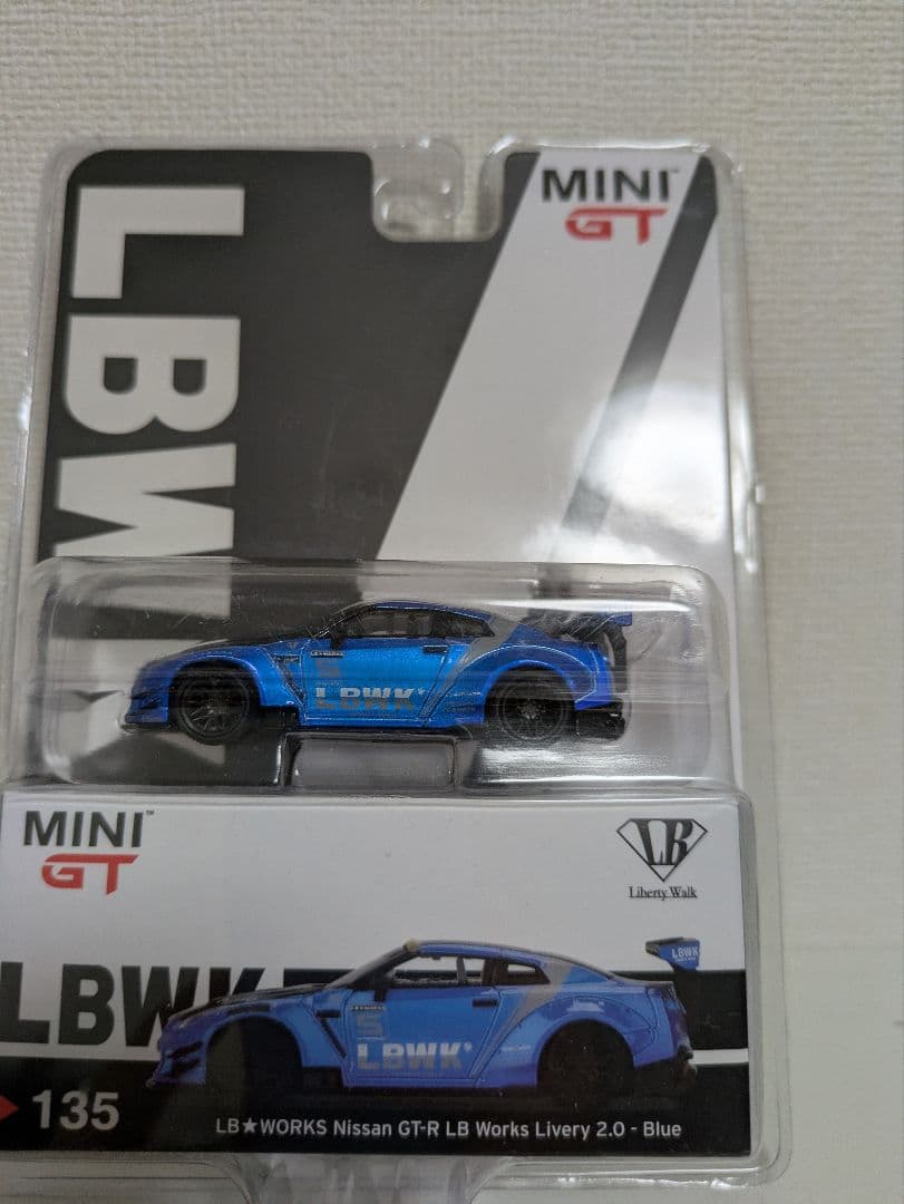 MINI GT LB★WORKS Nissan GT-R 1/35 青
