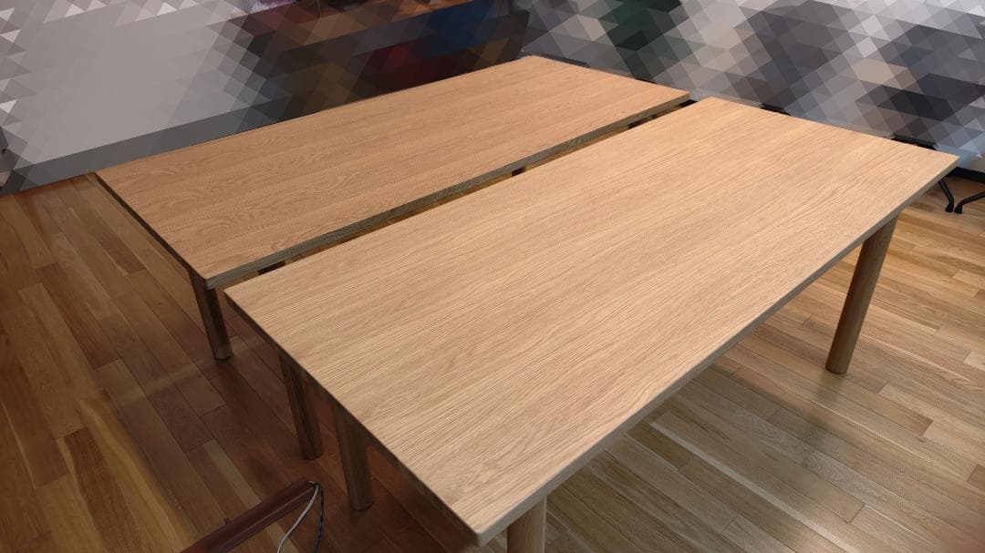 無印良品 木製テーブル オーク材 180cm×80cm ①