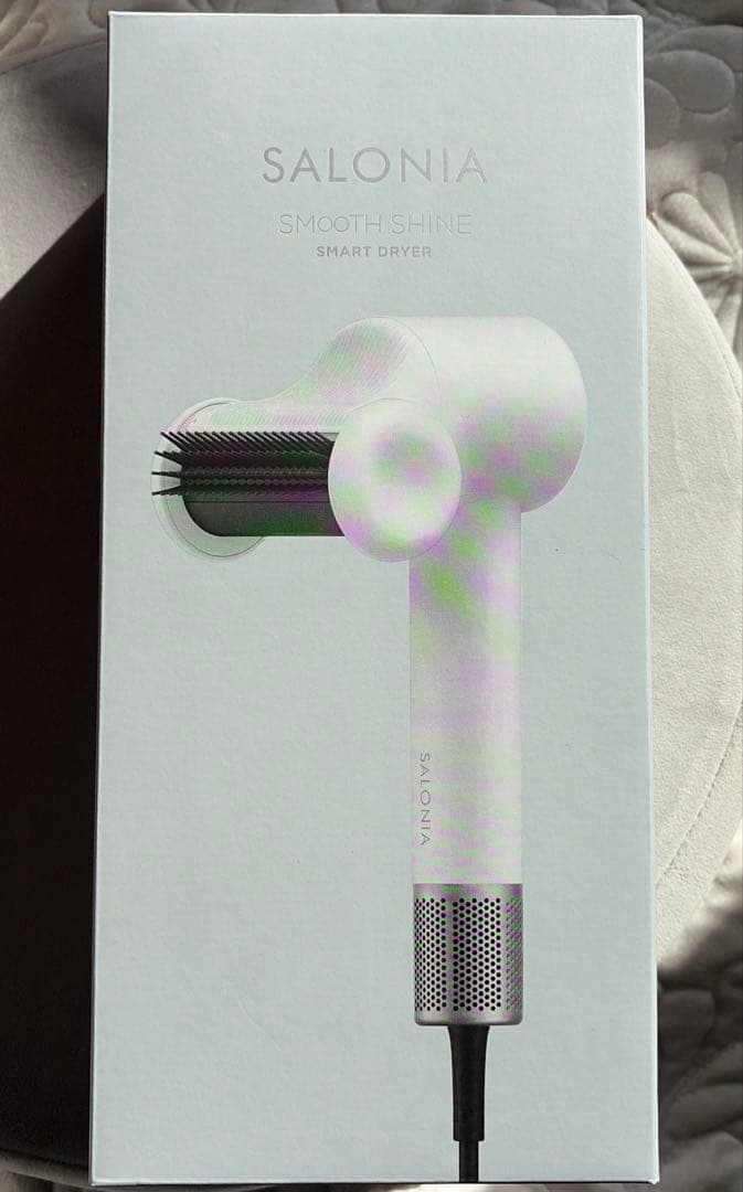SALONIA サロニア スムースシャインスマートドライヤー アッシュホワイト
