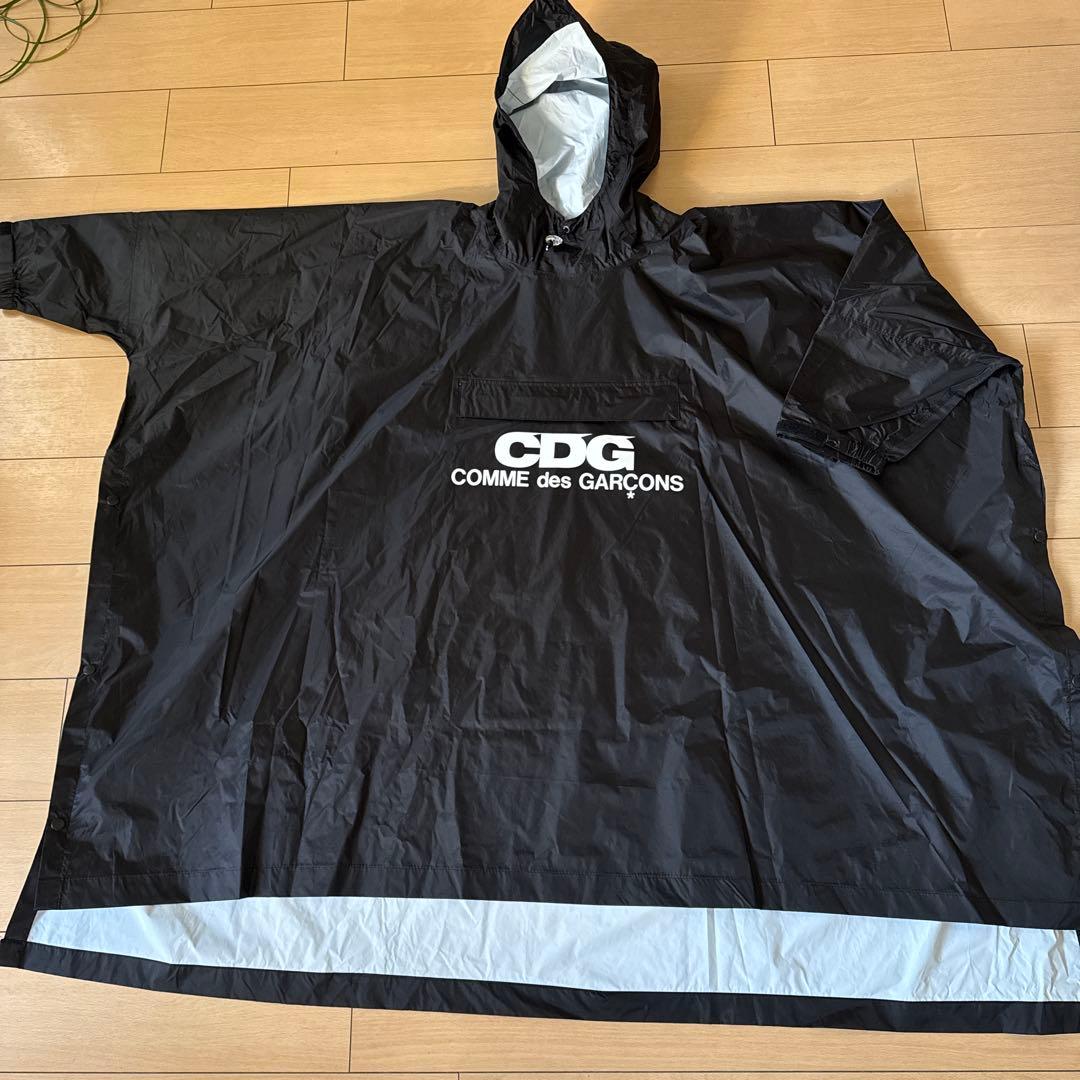 【新品未使用】コムデギャルソン　CDG ナイロンコート　レインウェア