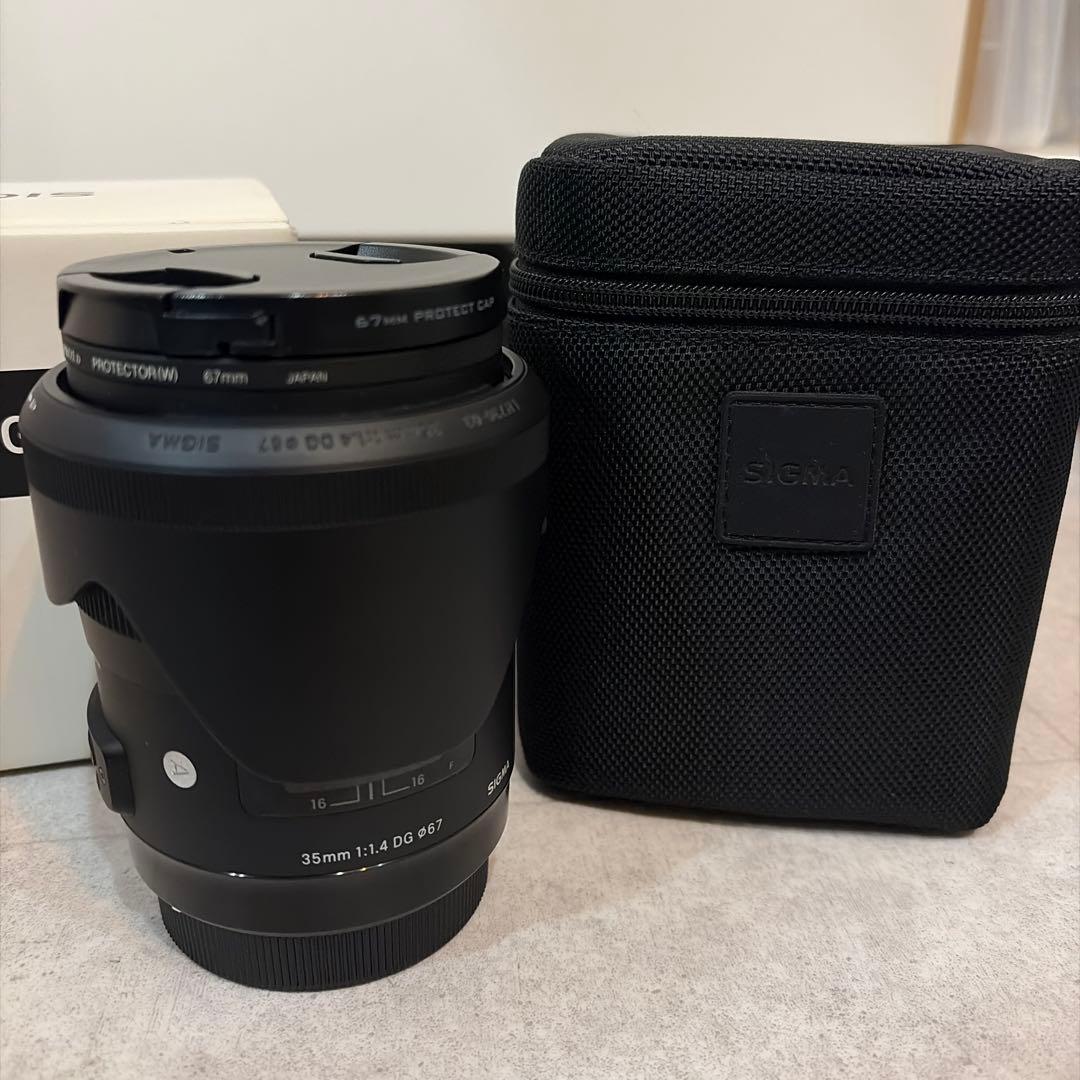 SIGMA 35mm F1.4 DG レンズ 67mm Canon用