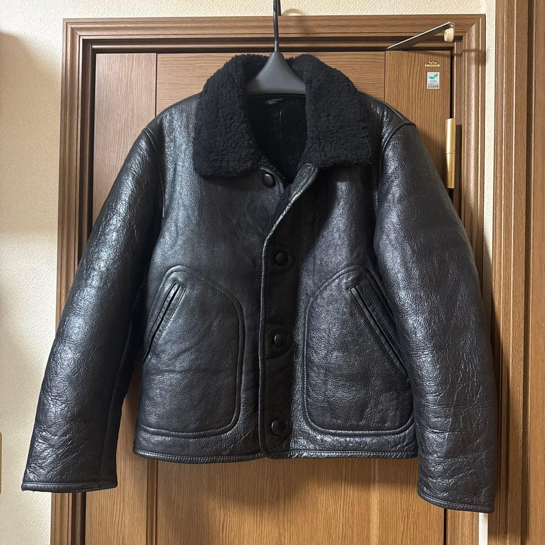 ヒ*ン様 美品　THE SOURCE TYPE B-3 リアルムートン　Ｌ