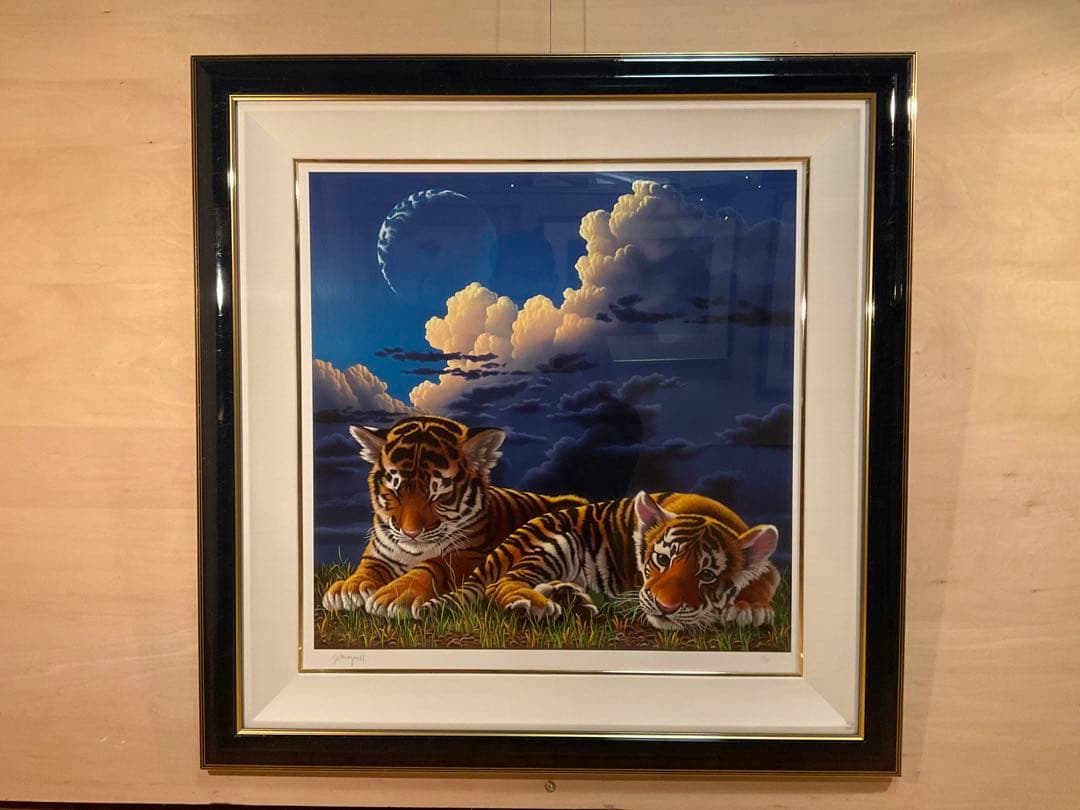 シム・シメール「母に抱かれて」ジークレー　直筆サイン・エディション・作品保証書有