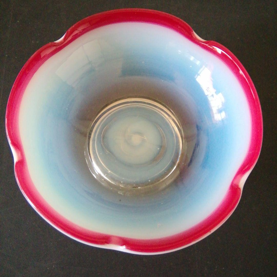 氷のコップ2色。