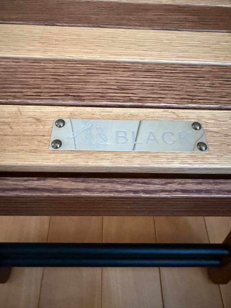 ブラックデザイン ハレテーブル アイアンプレート×2 BLACK DESIGN