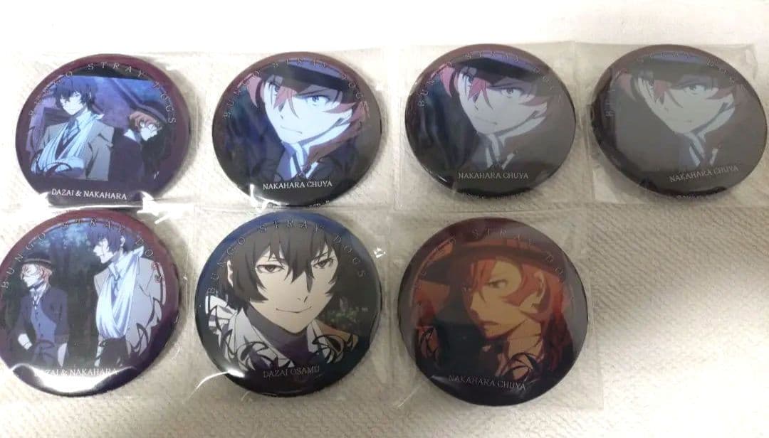 太宰　太宰治　缶バッジ　文豪ストレイドッグス　中也　中原中也