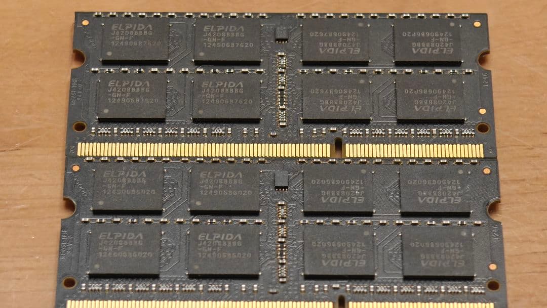 ★中古品★ELPIDA 8GB 2R×8 PC3-12800S 2枚セット