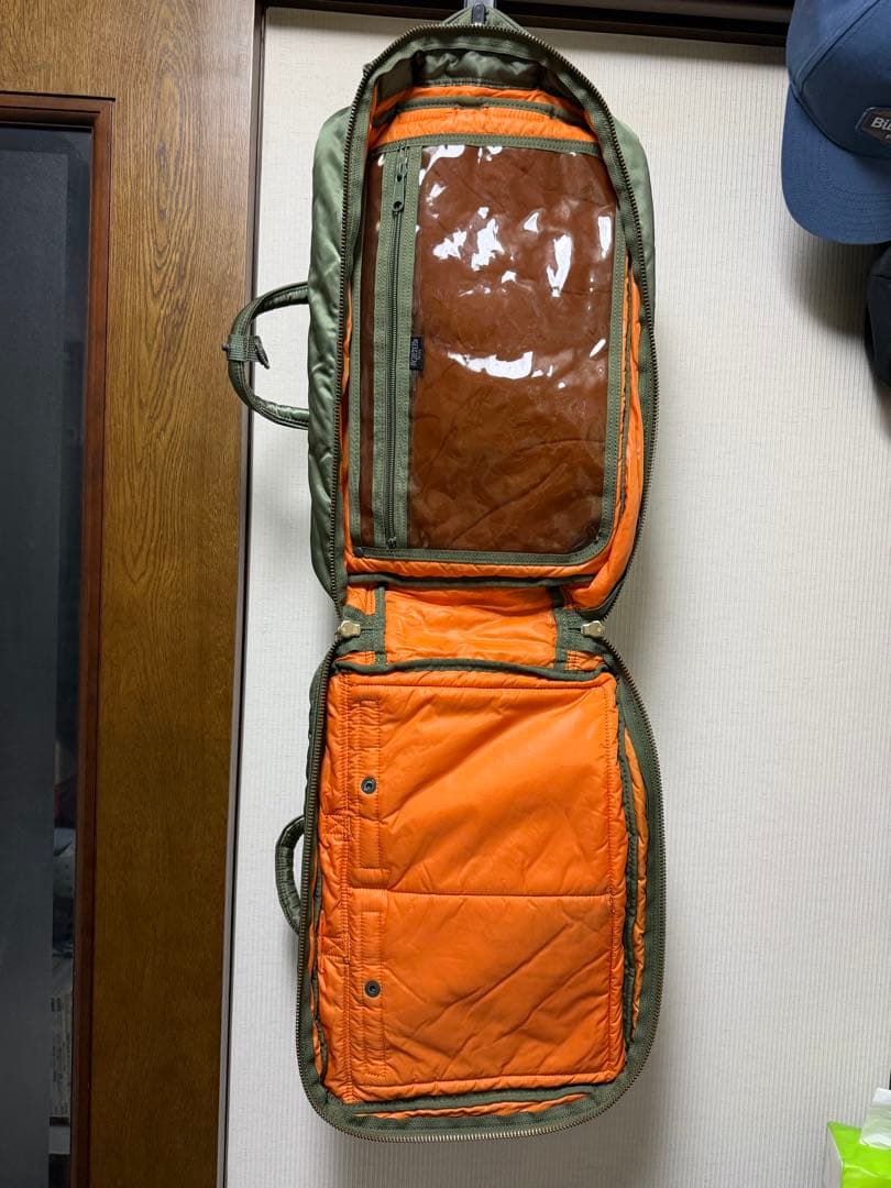 ボ*ズ様 PORTER 3WAY ブリーフケース タンカー　セージグリーン