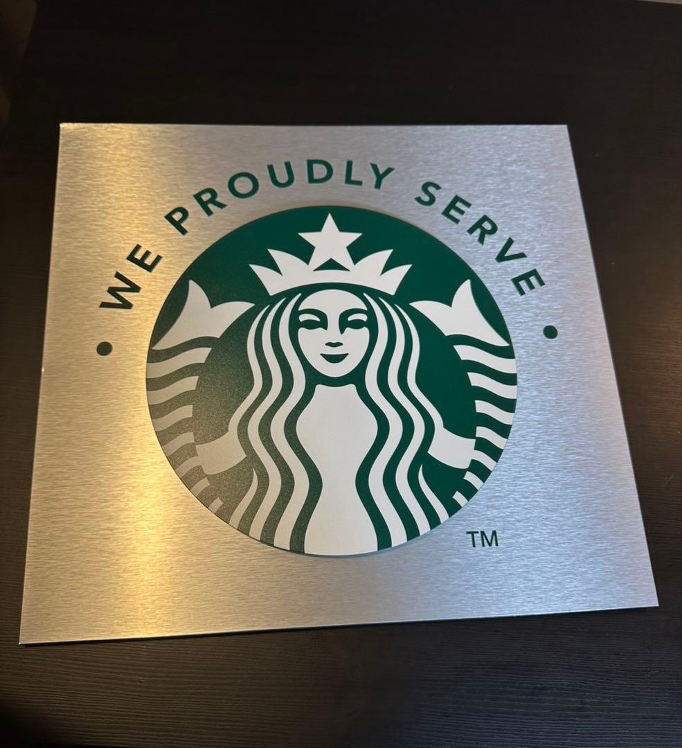 立体　スターバックス　金属製　看板　壁掛
