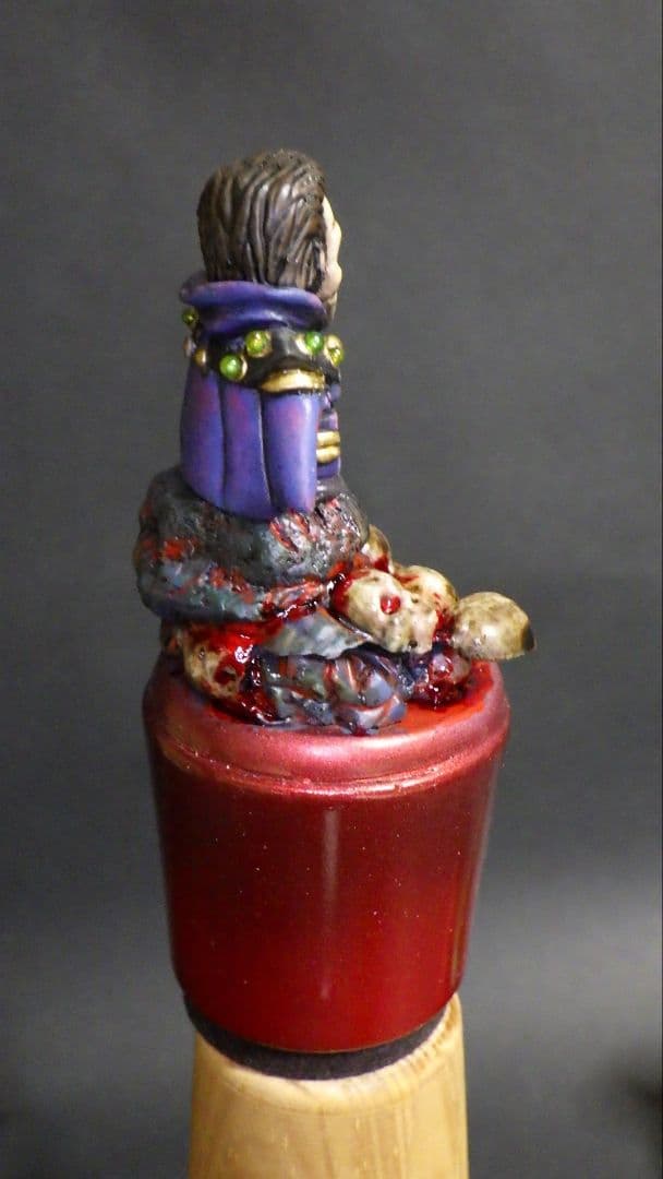 カイオウ　SD北斗の拳消しゴム　ガレキ　プラモデル　塗装済み完成品　北斗の拳