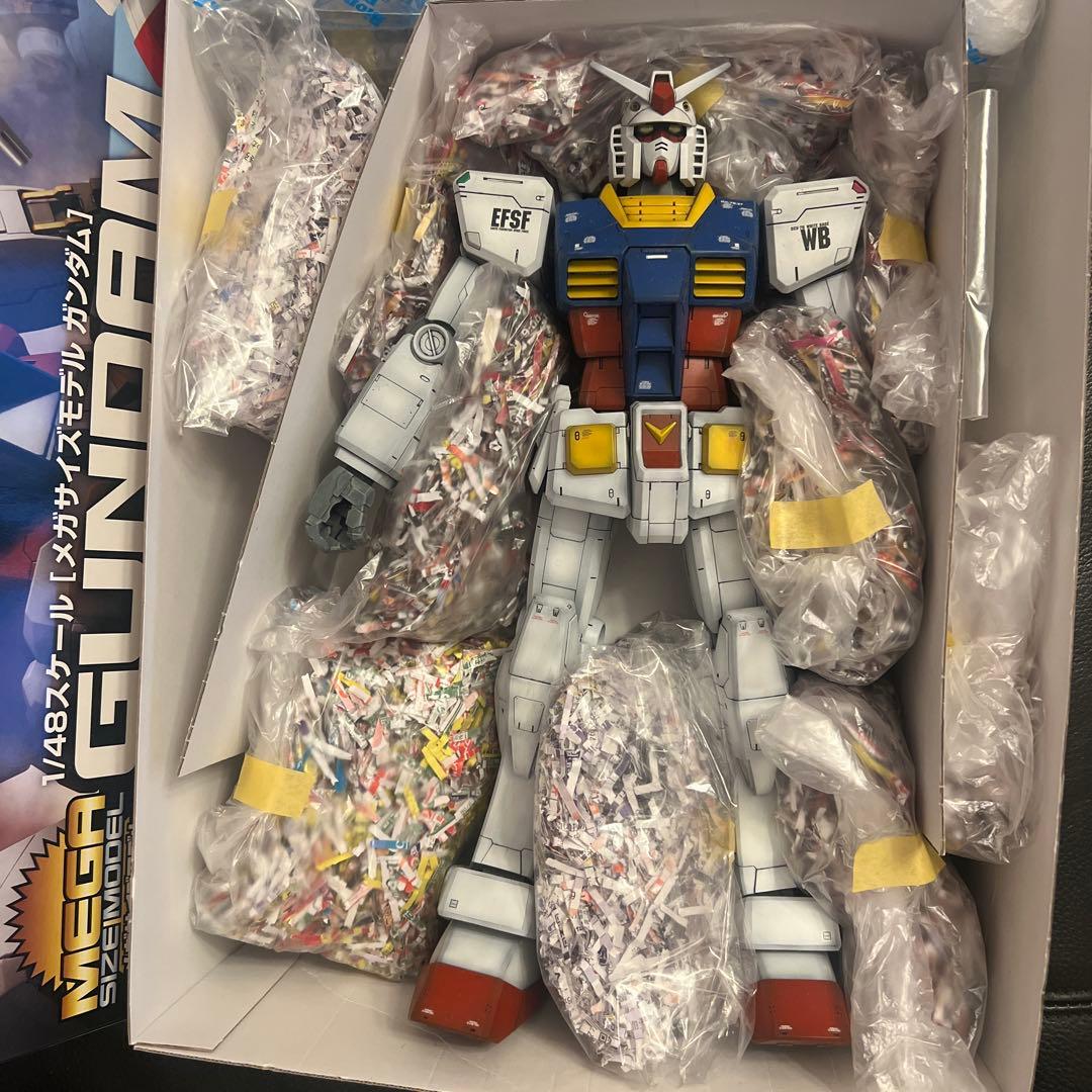 1/48 メガサイズ RX-78-2 ガンダム ウェザリング 素組 完成品