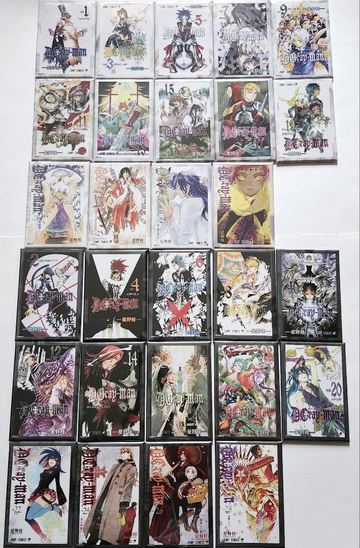 D.gray-man スクエアマグネット 表紙イラスト 全1~28巻