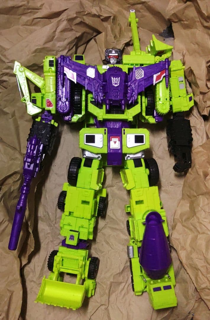 トランスフォーマーCW　デバステーター(デバスター)中古箱なし現状品