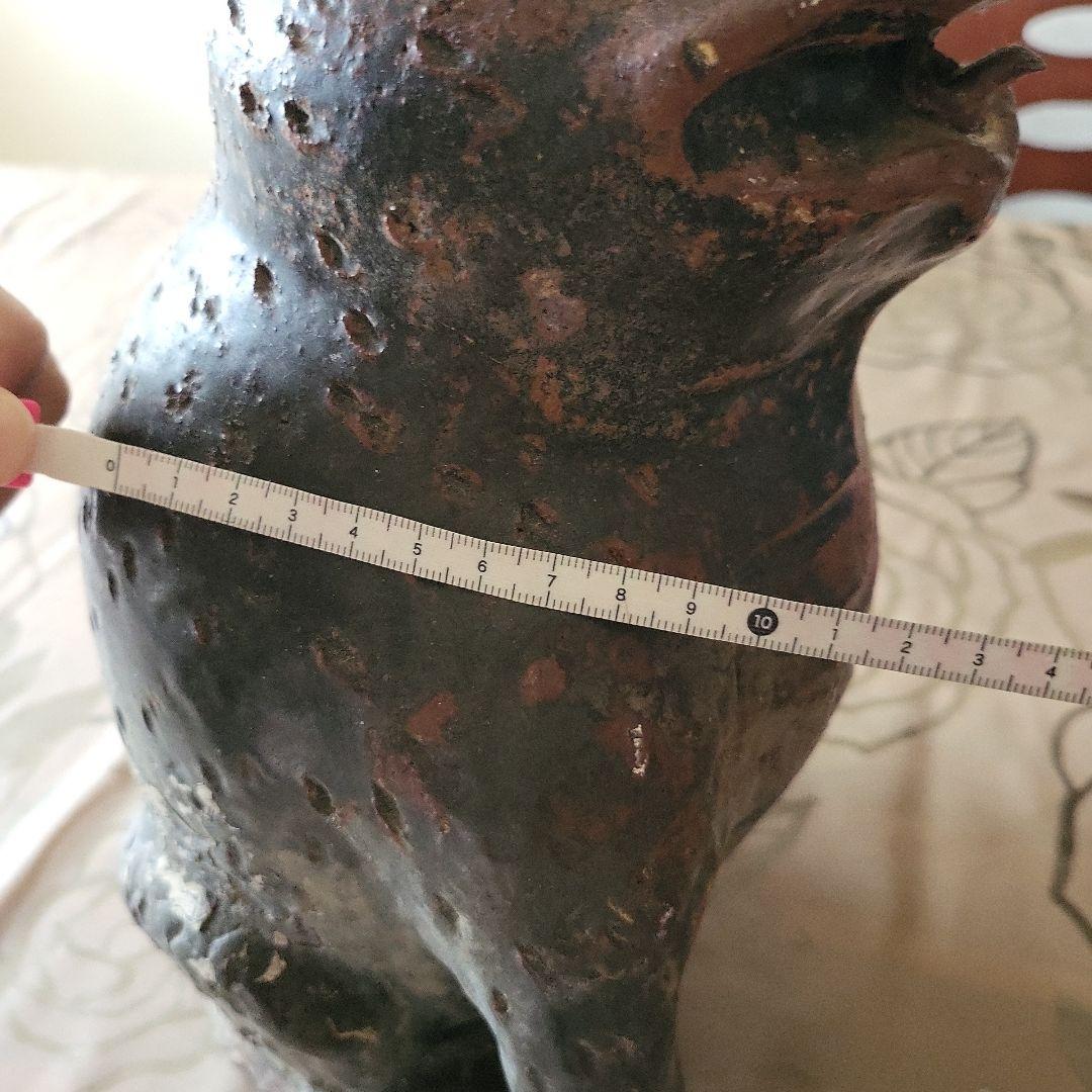 陶器製カエルの置物