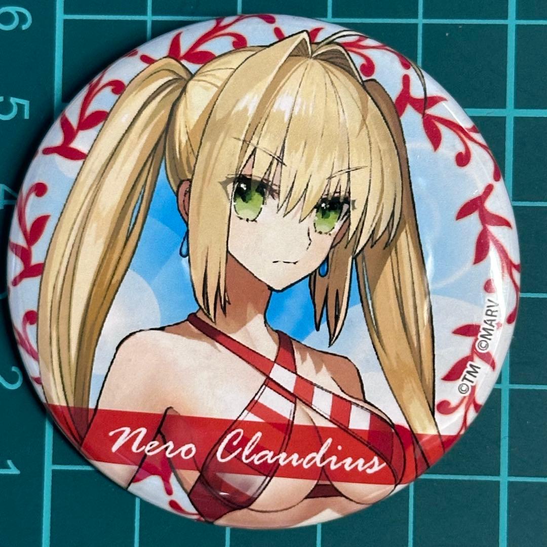 Fate/EXTELLA LINK 　水着　缶バッジ ネロ・クラウディウス