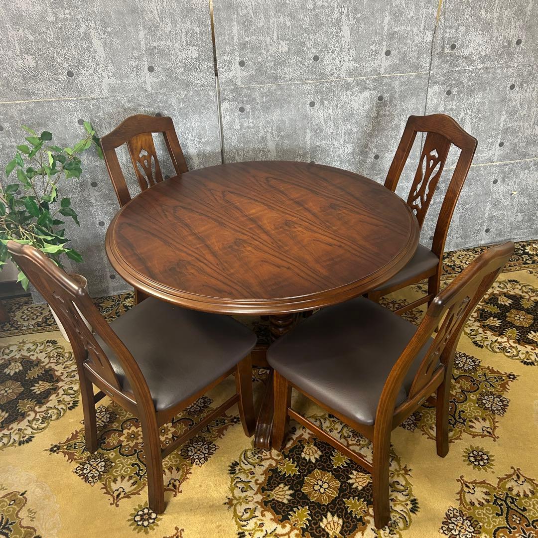 まりあ꧁カリモク家具 karimoku꧂ダイニングテーブル&チェア4脚