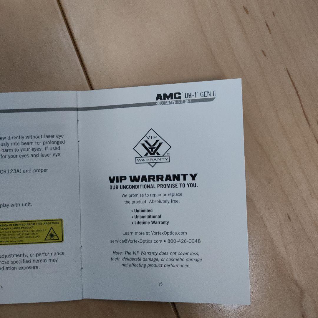 値下げ【実物】VORTEX Razor AMG UH-1 GEN2