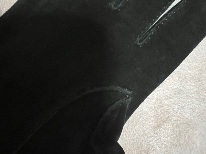 レア！ Lavabre Cadet ラヴァーブル カデ 黒スエードグローブ