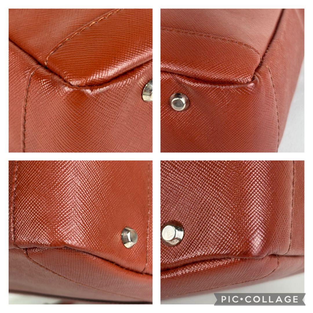 ✨美品✨ IS/IT イズイット 2wayレザービジネスバッグ レンガ