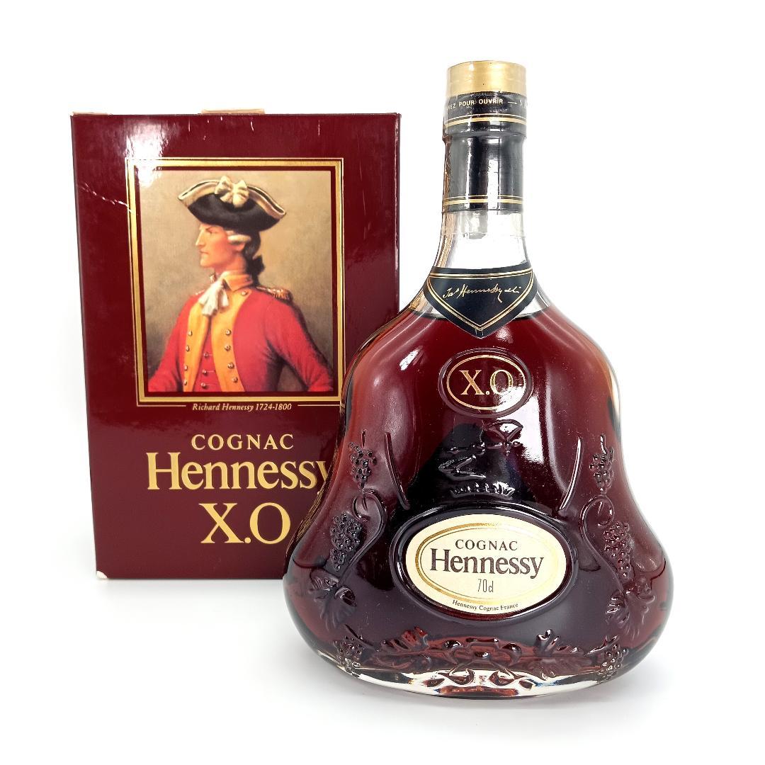 未開栓 古酒 ヘネシー X.O ブランデー 700ml 金キャップ 中国 箱有
