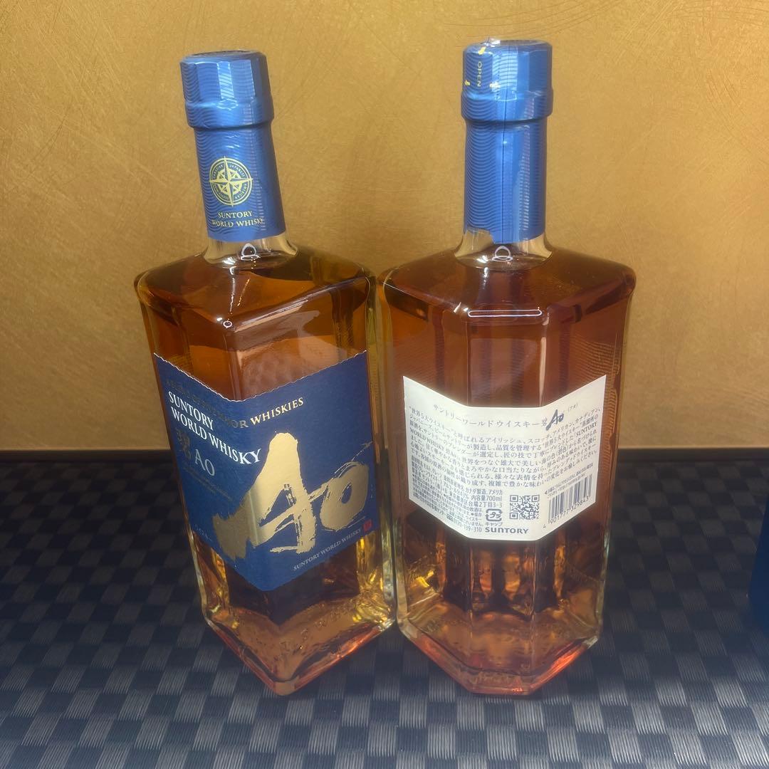 2本 【新品未開封】ワールドウイスキーAoアオ SUNTORY 750ml