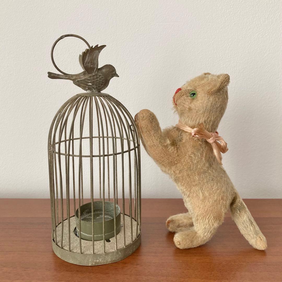 希少　子猫　ぬいぐるみ　ドイツ　ヴィンテージ　アンティーク